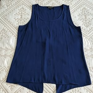 Express Split Back Sleeveless Top